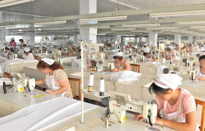 現代化紡織車間